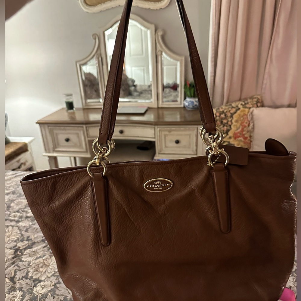 Coach handbag | Leather brown
